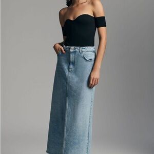 Pilcro Light Blue Denim Skirt